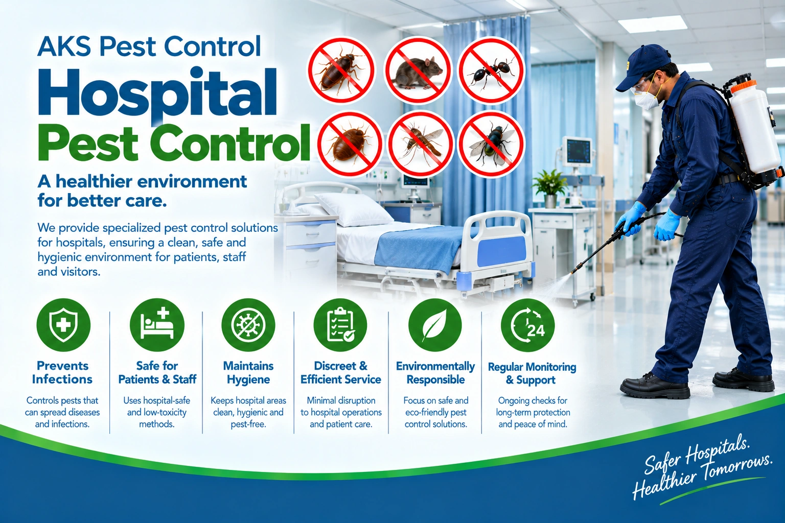 Hospital Pest Control Services in Gurgaon and Delhi NCR