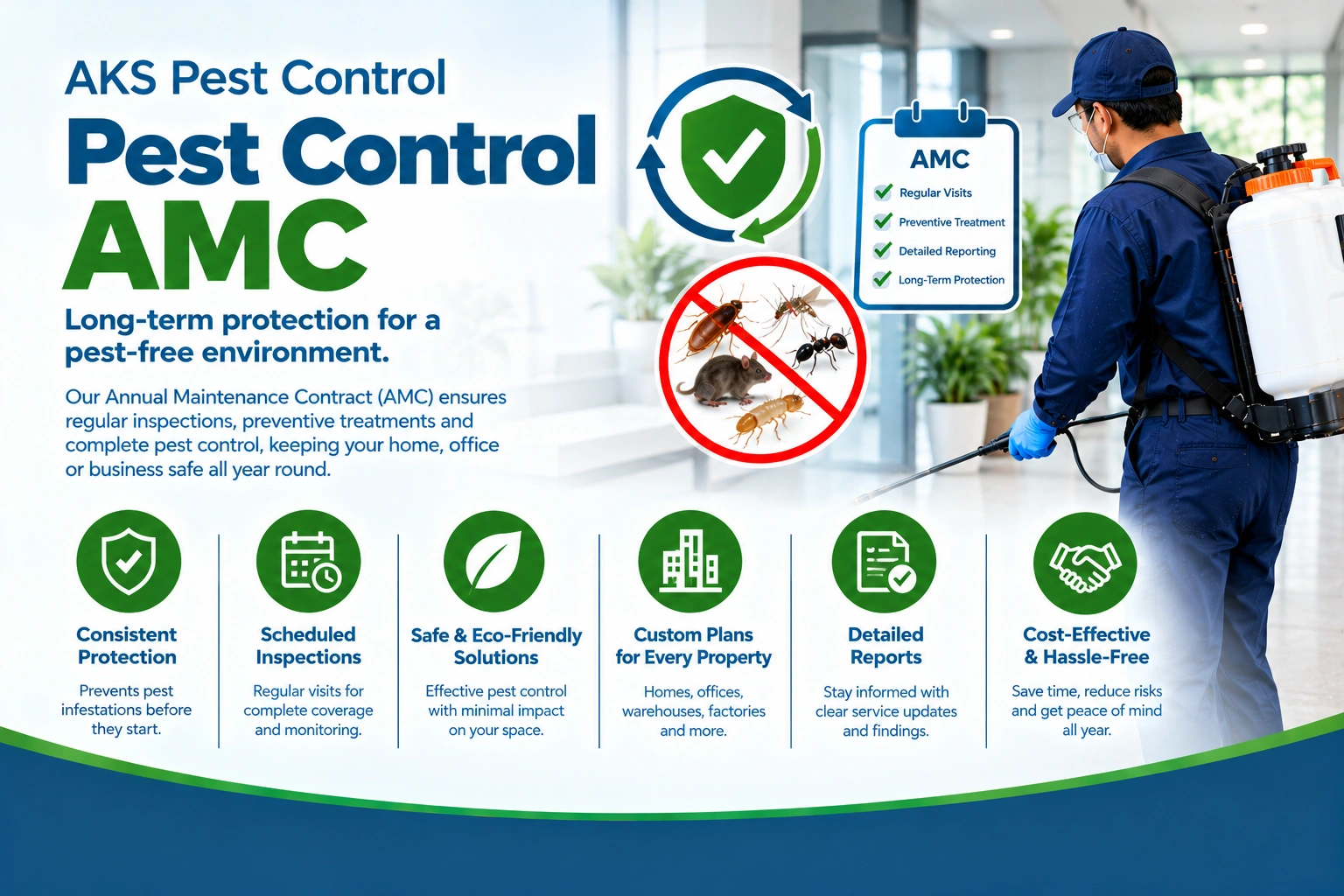 Pest Control AMC Services in Gurgaon and Delhi NCR