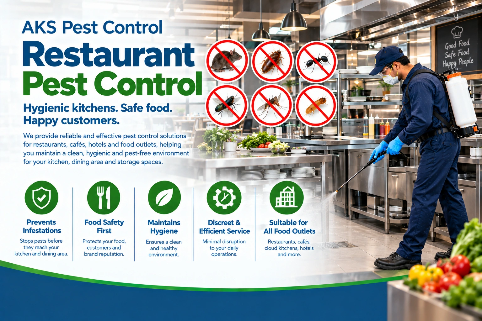 Restaurant Pest Control Services in Gurgaon & Delhi NCR