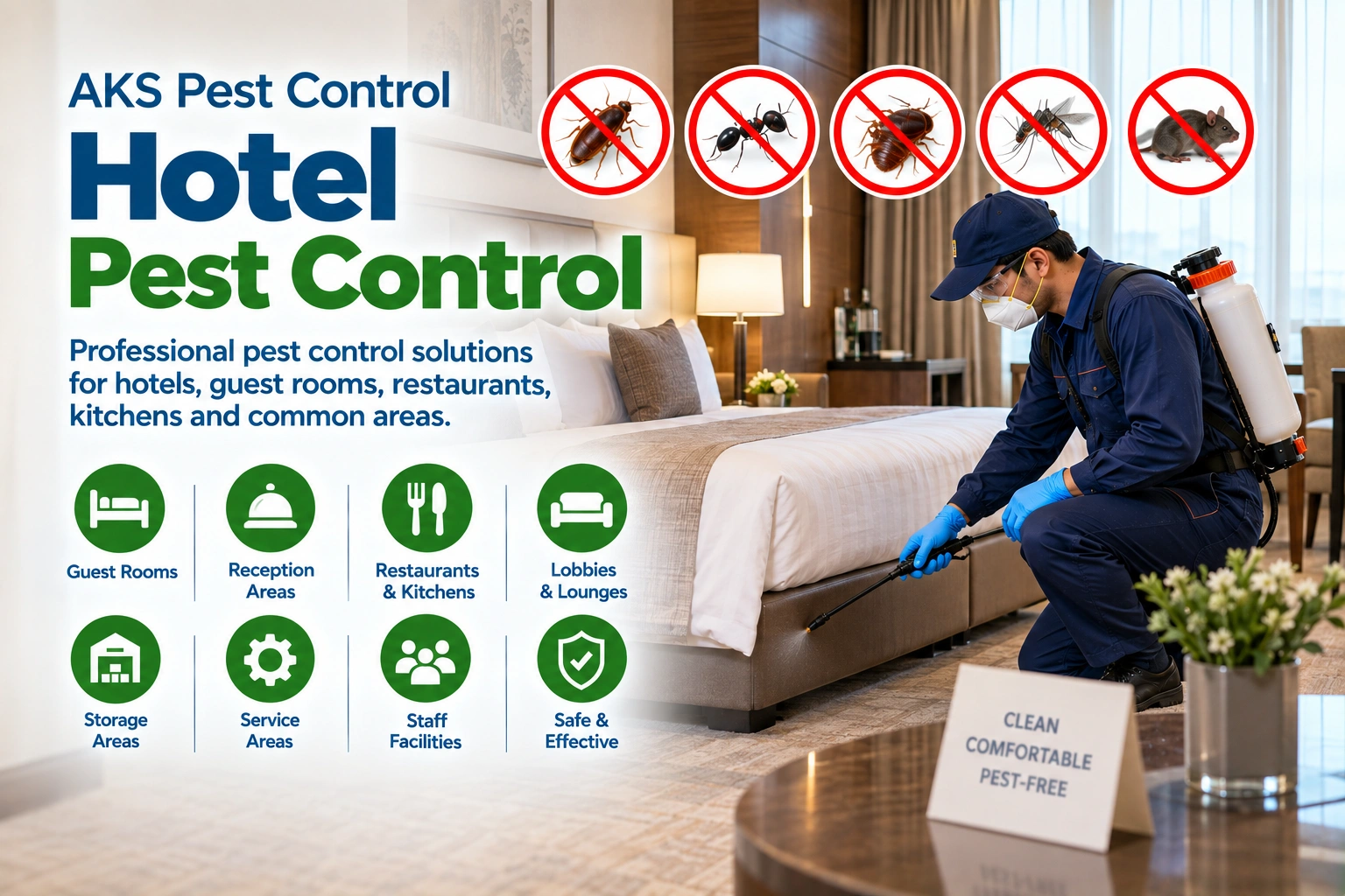Hotel Pest Control Services in Gurgaon and Delhi NCR
